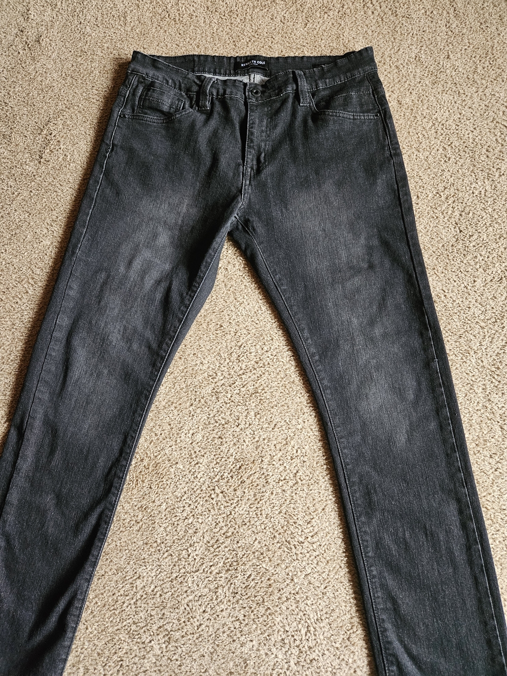 Kenneth Cole | Men's Black Slim Fit Jeans| Size 34×32